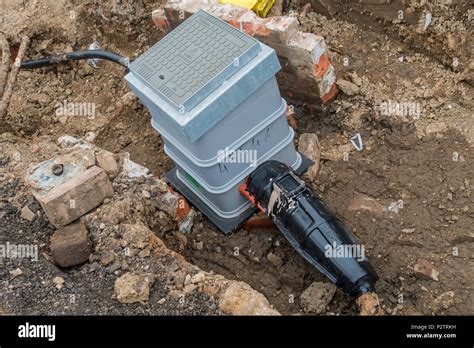 3 4 electrical underground box|communication box outside buried underground.